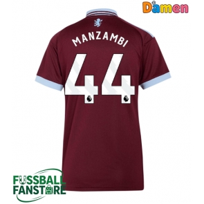 Aston Villa Johan Manzambi #44 Replik Heimtrikot Damen 2026-27 Kurzarm